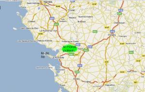 carte du Poitou-Charentes